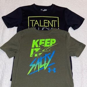 2 Boys Under Armor Tees